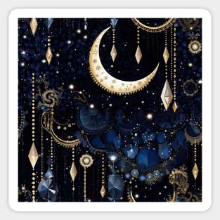 Moon pattern Sticker